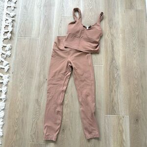 LULULEMON Align Tank & Legging Set - Dusty Clay